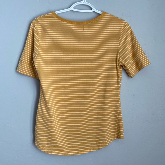 HERBENCH Yellow Printed Tee Stripes I LOVE NERDS Shortsleeves - Picture 3 of 9